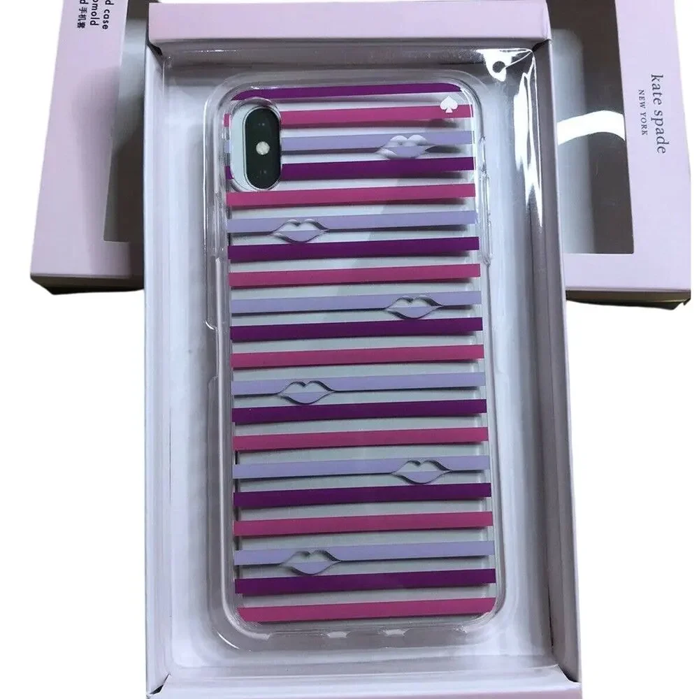 Kate Spade New York Lips with Stripe iPhone XS / X Case